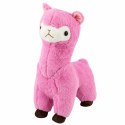 Pluszowa Alpaka Lama Maskotka Przytulanka Miękkie Futerko Różowa 28 cm