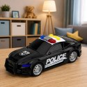 Samochód Auto Policyjne Radiowóz Światła Dźwięki Czarny 1:32