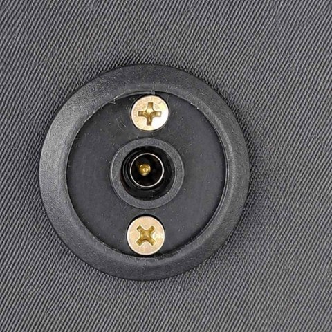 Szafka nocna wisząca szuflady oświetlenie LED USB ładowanie głośnik Bluetooth czarna