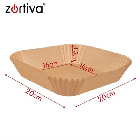 Wkład papierowy do frytkownicy 20cm 300szt Zortiva