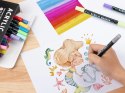 MARKERY AKRYLOWE dwustronne wodoodporne 60szt. - różne zastosowanie AP0125