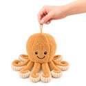 Pluszowa Ośmiornica Maskotka Przytulanka Sprężyste Macki Beżowa 30 cm