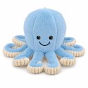 Pluszowa Ośmiornica Maskotka Przytulanka Sprężyste Macki Niebieska 30 cm