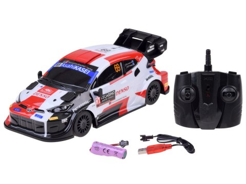 Samochód zdalnie sterowany Toyota GR Yaris WRC - rajdowe auto 1:14 RC0797