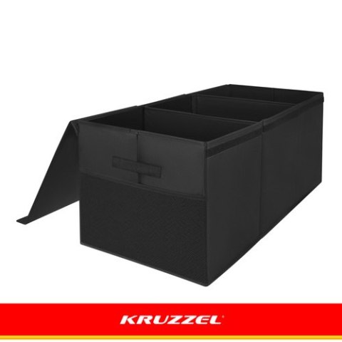 Skrzynia na zabawki - czarna Kruzzel