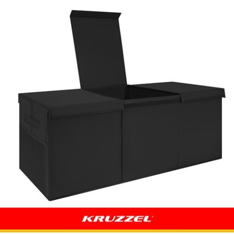 Skrzynia na zabawki - czarna Kruzzel