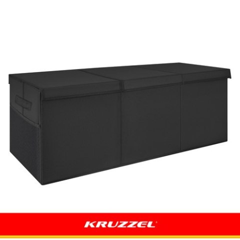 Skrzynia na zabawki - czarna Kruzzel
