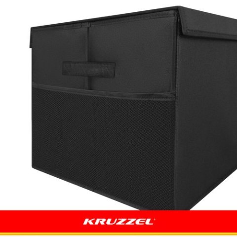 Skrzynia na zabawki - czarna Kruzzel