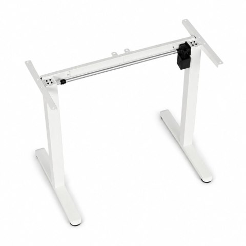 Stelaż biurka elektryczny regulacja wysokości 72-118 cm blat do 160 cm biały ModernHome