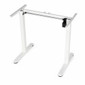 Stelaż biurka elektryczny regulacja wysokości 72-118 cm blat do 160 cm biały ModernHome