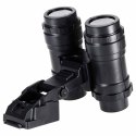Zestaw żołnierza militarny hełm walkie talkie lornetka latarka