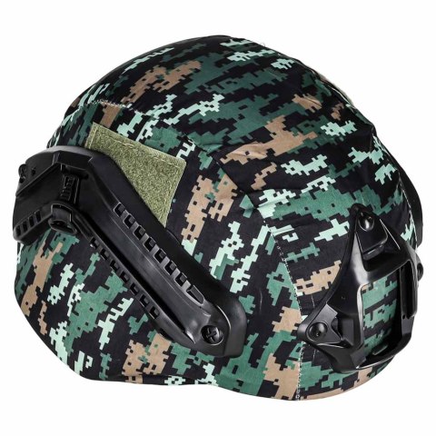 Zestaw żołnierza militarny hełm walkie talkie lornetka latarka