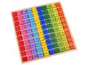 Drewniana Tabliczka mnożenia - edukacyjna układanka matematyczna ZA6357
