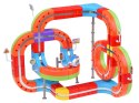 KLOCKI MAGNETYCZNE Tor magnetyczny dla pociągów - 135ele kolejka DIY ZA6330