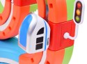 KLOCKI MAGNETYCZNE Tor magnetyczny dla pociągów - 135ele kolejka DIY ZA6330