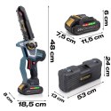 Piła łańcuchowa akumulatorowa 2x2,0 Ah PRO gałęziówka 10" 8" pilarka Humberg HM-437