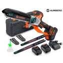 Piła łańcuchowa akumulatorowa 2x2,0 Ah PRO gałęziówka 10" 8" pilarka Humberg HM-437