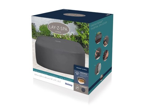 Pokrywa termiczna pokrowiec ENERGYSENSE do Lay-Z-Spa 201 cm 60332