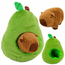 Zielone Awokado z Kapibarą 2w1 Pluszowe Maskotka Przytulanka 25 cm