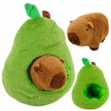 Zielone Awokado z Kapibarą 2w1 Pluszowe Maskotka Przytulanka 35 cm