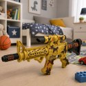 Karabin Zabawkowy Moro Luneta Ruchomy Tłumik Światła Dźwięki 54 cm