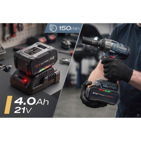 Klucz udarowy akumulatorowy 21V 650Nm Humberg HM-441