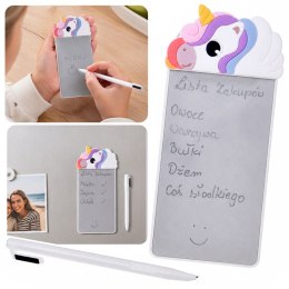 Magnetyczny Notes na Lodówkę Jednorożec Tabliczka do Pisania Rysik ZA6460
