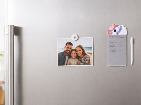 Magnetyczny Notes na Lodówkę Jednorożec Tabliczka do Pisania Rysik ZA6460