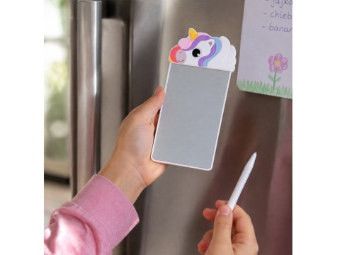 Magnetyczny Notes na Lodówkę Jednorożec Tabliczka do Pisania Rysik ZA6460
