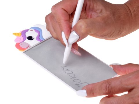 Magnetyczny Notes na Lodówkę Jednorożec Tabliczka do Pisania Rysik ZA6460