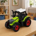 Traktor Farmerski Rolniczy Z Napędem Frykcyjnym Zielony 15 cm