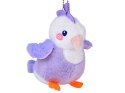 Pluszowy Ptaszek Liliowa Lilka z Piszczałką Zawieszka 13 cm ZA6426