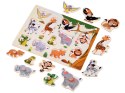 Puzzle drewniane DŻUNGLA układanka z uchwytami - 11 elementów ZA6417