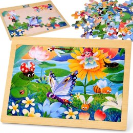 Puzzle drewniane RUSAŁKA i OWADY układanka 40 ele ZA6570
