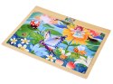 Puzzle drewniane RUSAŁKA i OWADY układanka 40 ele ZA6570