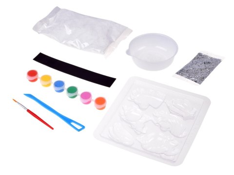 Zestaw do robienia magnesów SOWY świecące w ciemności DIY magnesy ZA6406