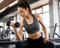 Hantle sześciokątne zestaw 2x5 kg ciężarki do ćwiczeń obciążniki fitness czarne MOVEPRO