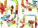 KLOCKI MAGNETYCZNE Tor magnetyczny dla pociągów - 114ele kolejka DIY ZA6578