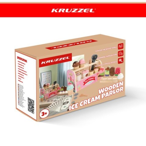 Lodziarnia drewniana - sklepik Kruzzel