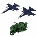 Zestaw Militarny Żołnierzyki Figurki Pojazdy Wojskowe Wieża Akcesoria 72el.