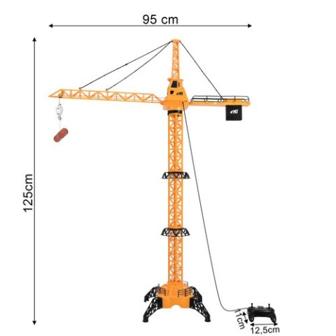 Żuraw/dźwig zdalnie sterowany 128cm