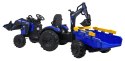 Pojazd Traktor Z Przyczepą 720-T Niebieski