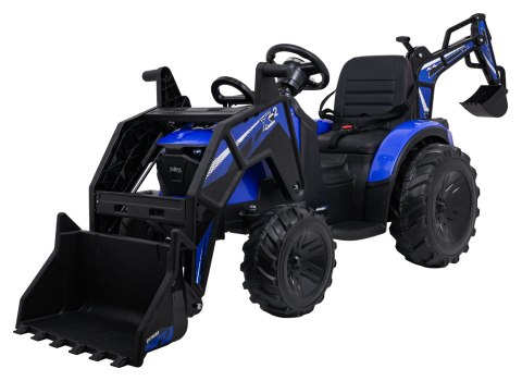 Pojazd Traktor Z Przyczepą 720-T Niebieski