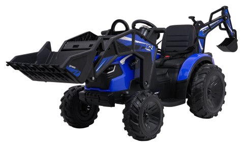 Pojazd Traktor Z Przyczepą 720-T Niebieski
