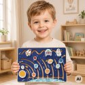 TOOKY TOY Tablica Edukacyjna Układ Słoneczny