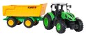 Traktor z Otwieraną Żółtą Naczepą R/C 1:24