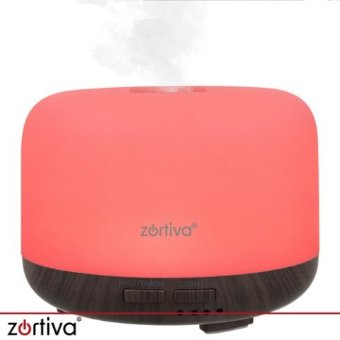 Dyfuzor zapachowy- nawilżacz LED z pilotem Zortiva