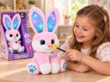 Interaktywny Różowy Królik Pluszowy 30 cm Tańczy Świeci Gra Różdżka ZA6329