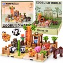 Klocki magnetyczne ZOO - konstrukcyjne sześciany i piksele 247ele ZA6379