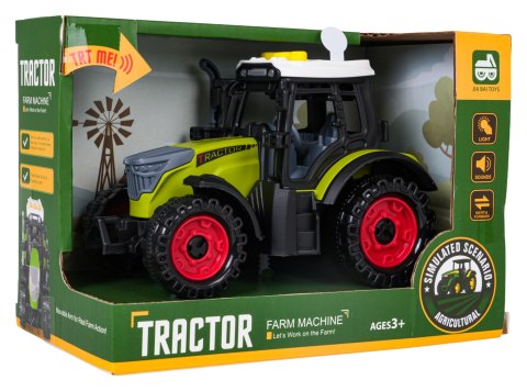 Traktor z Funkcją Świateł i Dźwięku Jasno Zielony